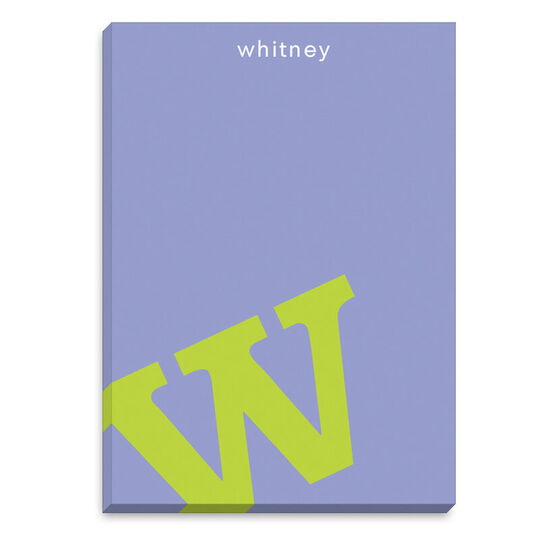 Letter Perfect Notepads in Your Color Choice